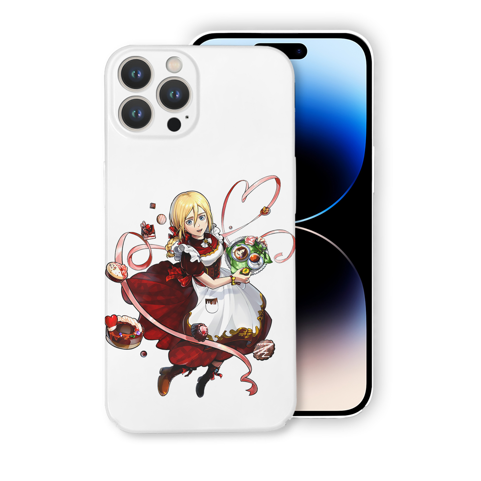 （画像用） 進撃の巨人 クリスタ·レンズ Attack on Titan Christa Lenz 【iPhone 14シリーズ対応】ハードケース